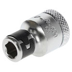 Gedore 1973312 Bit adapter 1/4" 6-point x 3/8" 4-point