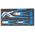 Gedore 2309025 Assortment of forceps in CT module, 4 pieces