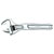 Gedore 3100278 Adjustable spanner, Open end 12