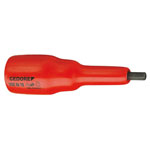 Gedore 6124560 VDE Screwdriver Bit 1/2" Internal Hexagon 6 mm