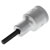 Gedore 6153150 Screwdriver Bit 1/2 Internal Hexagon 5 mm