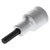 Gedore 6153230 Screwdriver Bit 1/2 Internal Hexagon 6 mm
