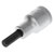 Gedore 6153310 Screwdriver Bit 1/2 Internal Hexagon 7 mm