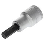 Gedore 6153580 Screwdriver Bit 1/2" Internal Hexagon 8 mm