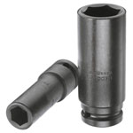 Gedore 6164780 Impact Socket 1/2" long, Hexagon 27 mm