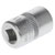 Gedore 6166480 Socket 1/4 Hex 11 mm