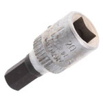 Gedore 6178490 Screwdriver Bit 1/4" Internal Hexagon 6 mm