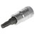 Gedore 6191080 Screwdriver Bit Socket 1/4 TX T25