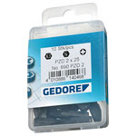 Gedore 6539180 Screwdriver Bit 1/4 value pack 10 Pieces Internal Hexagon 4 mm
