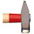 Gedore 8584040 ROTBAND-PLUS Metalworking Hammer With Hickory Handle 300 g