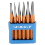 Gedore 8753680 Punch Set in PVC holder, 6 pieces