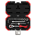 Gedore RED 3300050 Socket Wrench Set 1/4 16 Pieces 4-13 mm