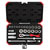 Gedore RED 3300053 Socket Wrench Set 3/8 26 Pieces 6-24 mm
