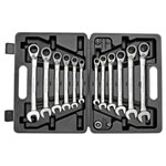 Gedore RED 3300060 Combination Ratchet Wrench Set 16 Pieces 8-19 mm
