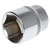 Gedore RED 3300277 Socket Wrench Insert 1/2 6-point 28 mm length 42 mm
