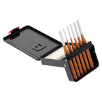 Gedore RED 3300823 Pin Punch Set in metal folding cassette, 6 Pieces 3-8 mm