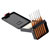Gedore RED 3300823 Pin Punch Set in metal folding cassette, 6 Pieces 3-8 mm