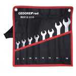 Gedore RED 3301081 Double open-end Spanner Set 8 Pieces short 6-22 mm