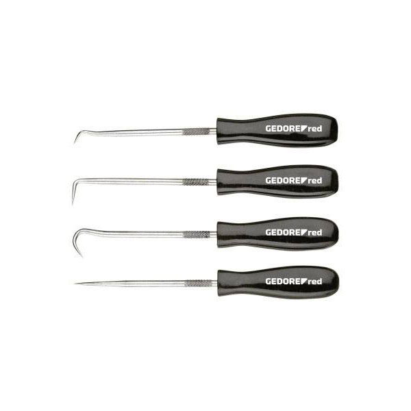 Gedore RED 3301548 Hook Set For O-ring assembly 135 mm 4 pieces