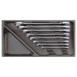 Gedore RED 3301698 Double open-end Wrench Set in 2/6 CT module, 8 pieces