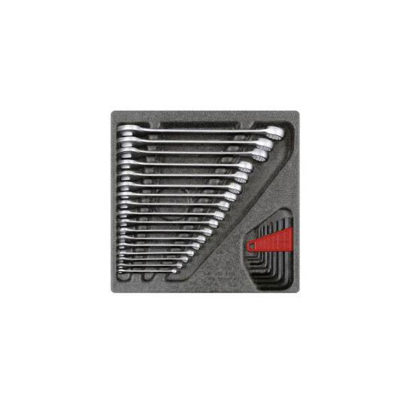 Gedore RED 3301699 Combination Wrench Set in 4/6 CT module 26 pieces
