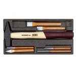 Gedore RED 3301718 Hammer/chisel Set in 2/6 CT module, 7 pieces