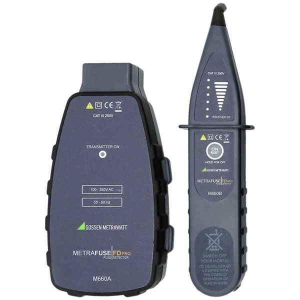 Gossen Metrawatt M660C Fuse Locator Sensitive 100-250V AC Fuse Finder