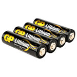 GP 15LF562C4 AA Battery 1.5V Lithium 4 Pack Extreme Conditions