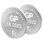 GP GPCR2025STD208C2 Button Cell CR2025 3V 2pk High Energy Density