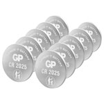 GP GPCR2025STD955C10 Button Cell 3V 10 pcs High Energy Density Low Discharge