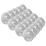 GP GPCR2032STD841C20 Button Cell CR2032 3V 20 Pk High Energy Density