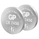GP GpieceR2450STD442C2 Button Cell 3V 600mAh 2 pieces for Calculators & More