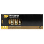 GP IND15AB10 AA Batteries 1.5V Alkaline 10pieces 100% Paper Packaging