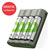 GP RCKCHB441U994 USB Charger with 4x 2100mAh NiMH AA Batteries Set