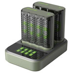GP RCKCHM452D457 ReCyko M452 Docking station Charger NiMH AAA/AA 8x USB