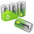 GP GPSUP13A313S4 Super D Batteries Alkali-manganese 1.5V 4pc Longer Life