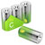 GP SUP14A883S4 Super C Battery 1.5V 4 pk Longer Life Leak Protection