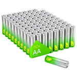 GP SUP15A543S80 Super AA Batteries 1.5V Alkaline - Pack of 80