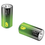 GP ULP14A654C2 Ultra+ C Batteries 1.5V 2 pieces Long Life Leak-Proof
