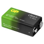 GP ULP1604A442C1 Ultra+ 9V Battery Alkali-Manganese Leak Protection