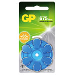 GP ZA675F564C6 Hearing Aid Battery 675 1.4V Zinc Air 6 pieces Long-lasting