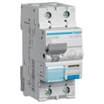 Hager ADA516D RCBO 16A 240V Blue Test Button Easy Fault Display