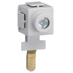 Hager KF83A Terminal Grey 35mm² 100A 500V 1-Pole Pin Connection