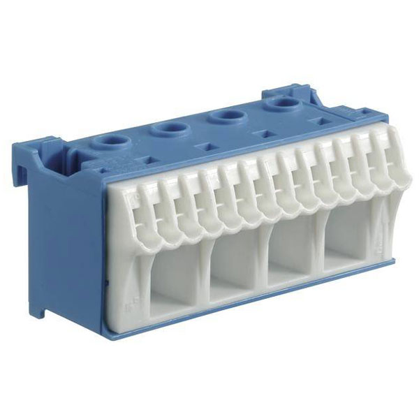 Hager KN18N Terminal Flexible & Fixed 1 Piece Blue