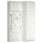 Hager KU33AHE Fuse Pure White 3-Phase 4+4 Units Touch Protection Cover