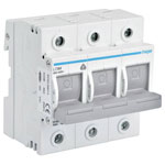 Hager L73M Circuit Breaker 3-Pin 63A 400V AC LED Fuse Failure Indicator