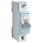 Hager MCS116 Circuit Breaker 1-Phase 16A 230V 63A Busbar IP2X VDE