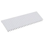 Hager S35S Shoe Moulding Plastic Pure White RAL 9010 219x54 mm 1pc
