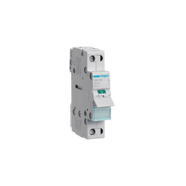 Hager SBN116 SBN Switch Module Grey 16 A 230 V EN 60669-1/669-2-4