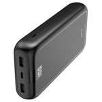 Hama 201711 Power Bank 24000mAh Fast Charge LiPo Anthracite Portable